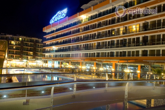 Front view of the hotel