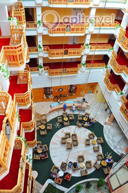 Front view of the hotel