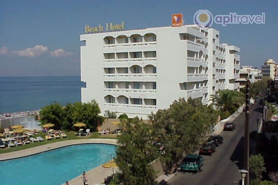 Front view of the hotel
