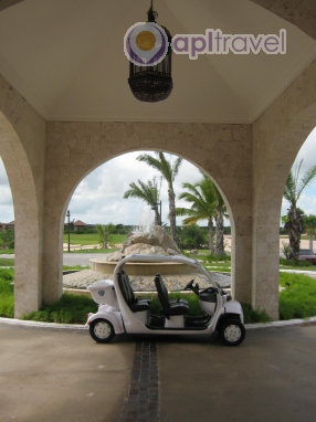 Front view of the hotel